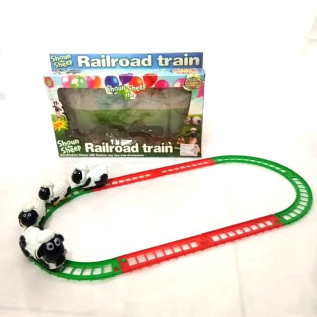 Mainan Anak Kereta Shaun The Sheep rail Road Train