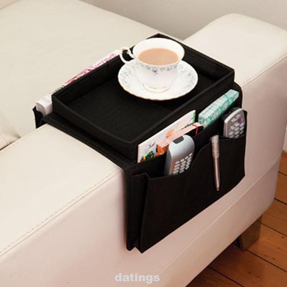 6 Pocket Armchair Sofa Book Storage Candy Organizer Tv Remote Control Holder Shopee Indonesia