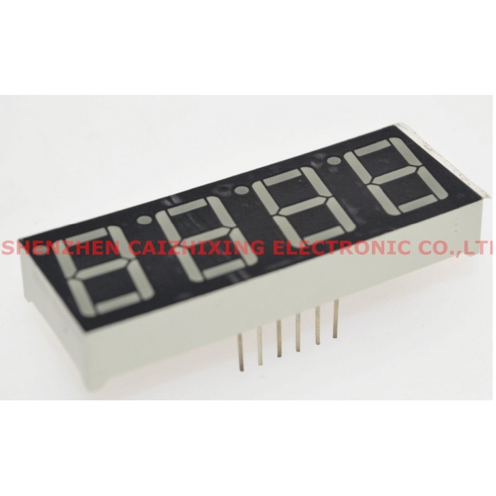 HQ 0.56inch 4bit Common Cath Digital Tube Red LED Digit Display 7 Segment