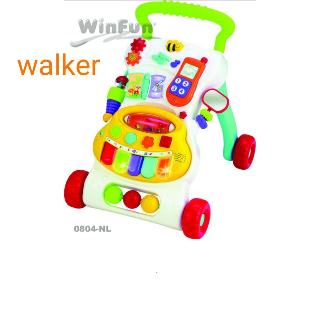 WINFUN MUSICAL WALKER GROW WITH ME/MAIAN EDUKASI/BABY WALKER 0804b