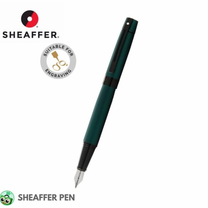 

Sheaffer 300 Matte Green Lacquer Fountain Pen ---Terbaru---