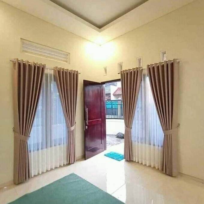 Gorden Blackout Embos Coklat Muda Bavariaolshop_