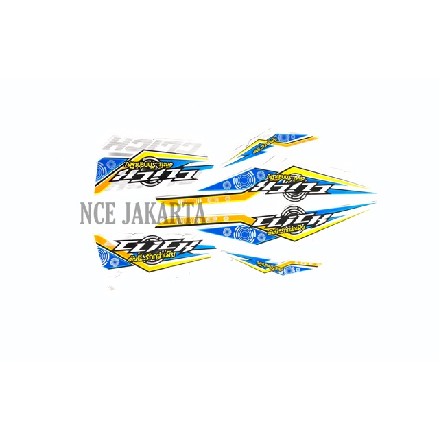 STIKER STRIPING TRANSPARAN VARIASI THAILOOK VARIO CLICK