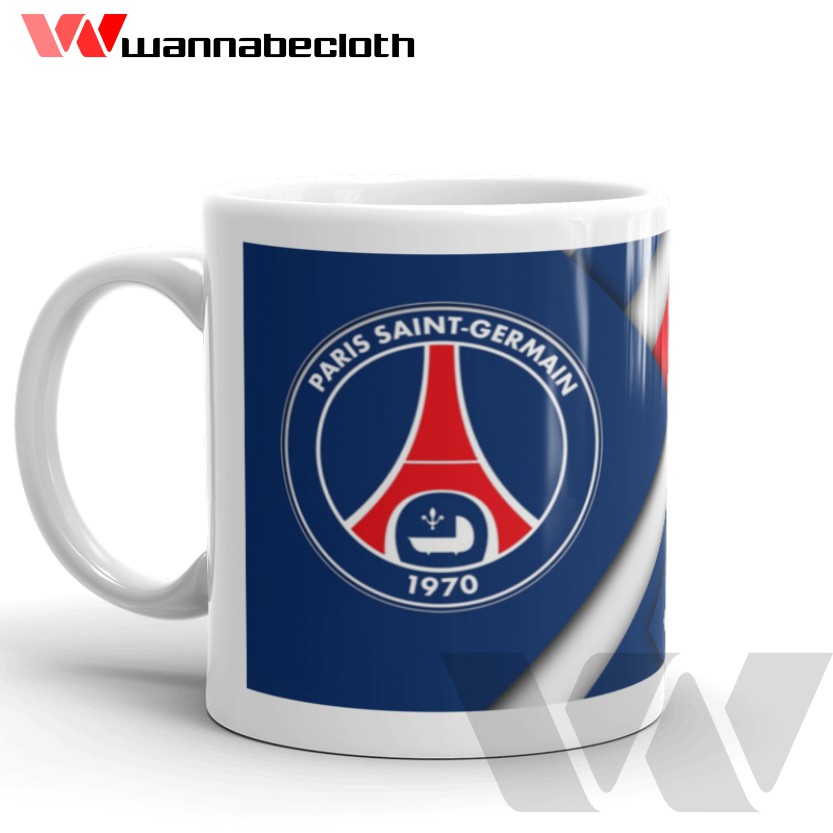 Gelas PSG Mug PSG Mug Paris Saint Germain Cangkir PSG Souvenir Bola PSG Merchandise PSG