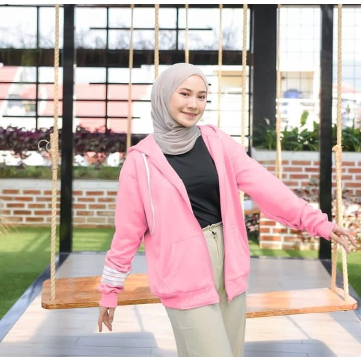 Sweater Wanita/Pria Keren Berkualitas Zopy Zipper hodie