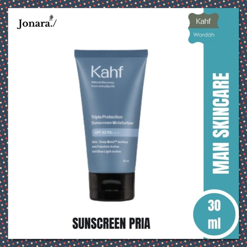 KAHF TRIPLE PROTECTION SUNSCREEN MOISTURIZER | SUNBLOCK WAJAH PRIA