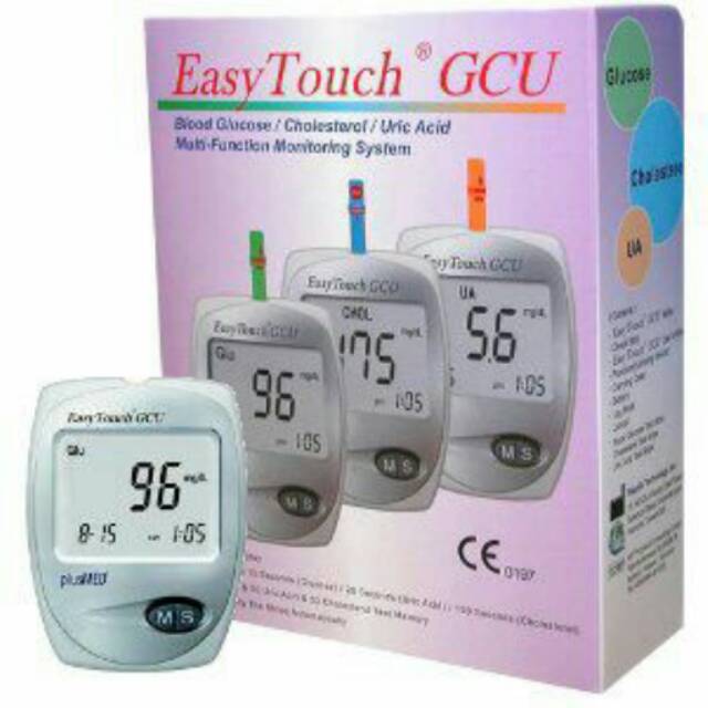 Easytouch GCU Easy Touch GCU Alat Tes Gula Darah Kolesterol Asam Urat 3 in 1 Murah