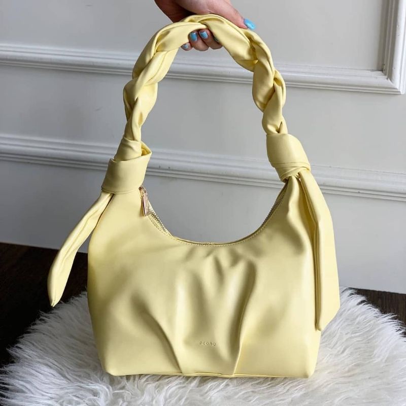 9.9 SALE | PDRO Hobo Bag with Twisted Top Handle