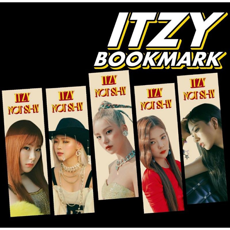 

Bookmark ITZY NOT SHY Pembatas Buku ITZY