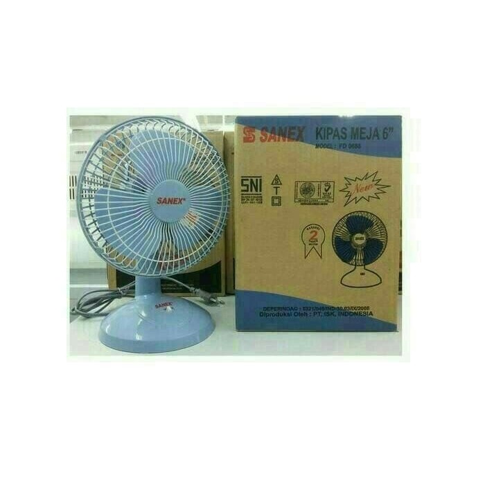 Kipas Angin Duduk / Meja / Desk Fan 6 inci Sanex FD 0688