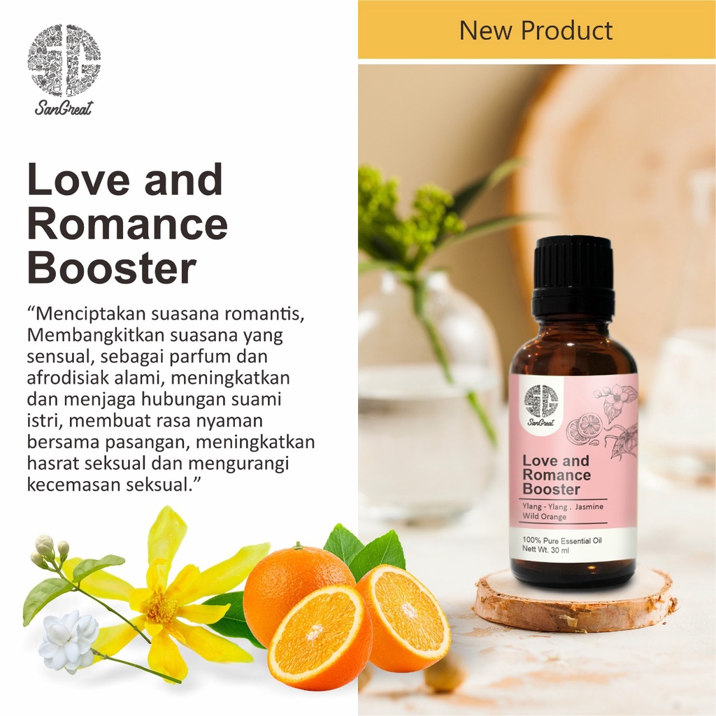 Parfum afrodisiak wanita suami istri essential oil aromatherapy 30 ml dari SanGreat Aromaterapi