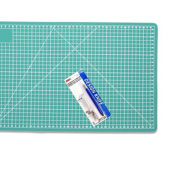 

♫ [Paket Hemat] Cutting Mat A3 Double Sided + Pen Cutter Design Knife ➫