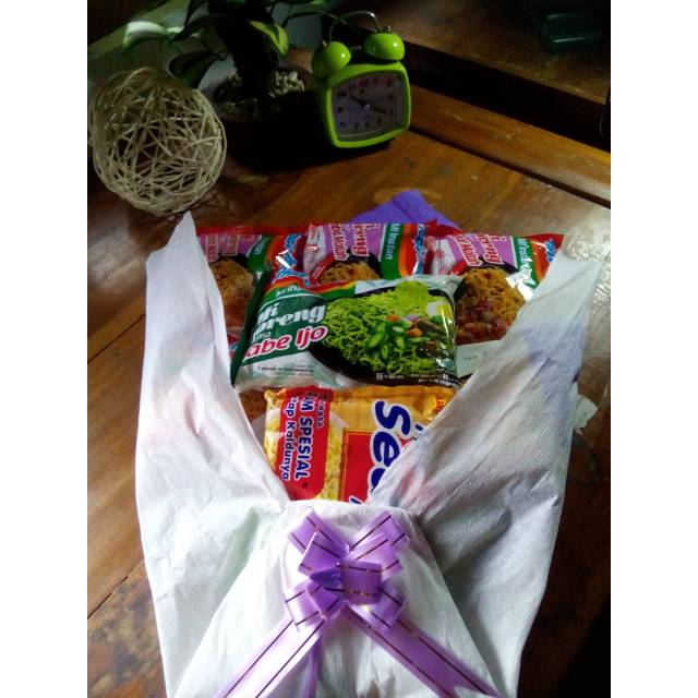 

Mie instant bouquet