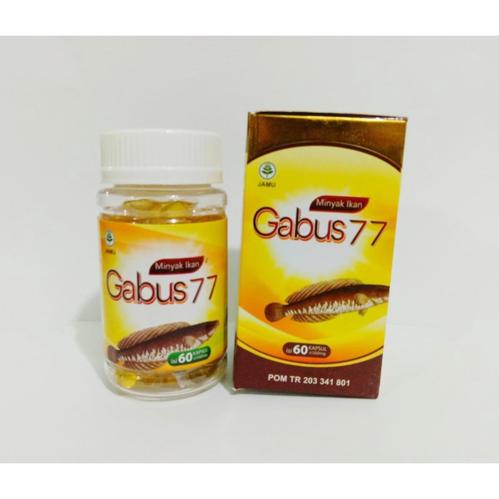 herbal kapsul minyak ikan gabus albu oil 77 darusyifa