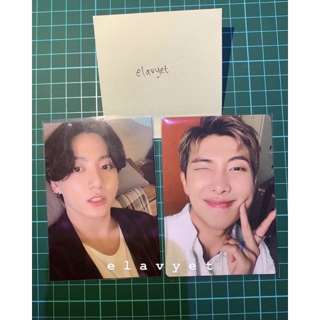 [BOOKED] Official PC Pajama BE Jungkook + SYS ring RM - BTS JK Namjoon speak yourself photocard mpc