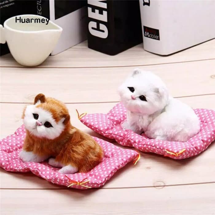 Flash Sale Boneka Kucing Mainan Prank Boneka Lucu Unik Mainan Kucing Bersuara Cat Terlaris