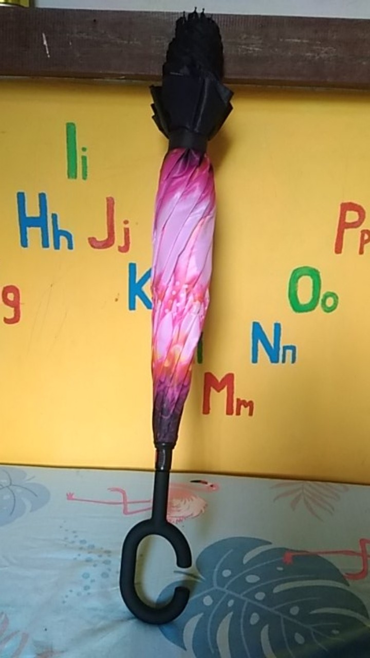 Payung Terbalik Reverse Umbrella With C Handle