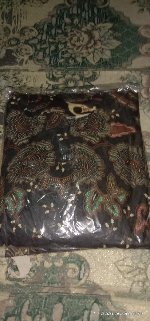 Maura Couple - Sania Ruffle Batik Couple Ori Ndoro Jowi Dnt Garansi