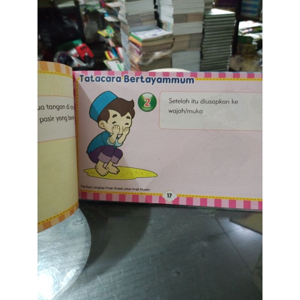 buku panduan lengkap pintar shalat untuk anak muslim (23×14cm)