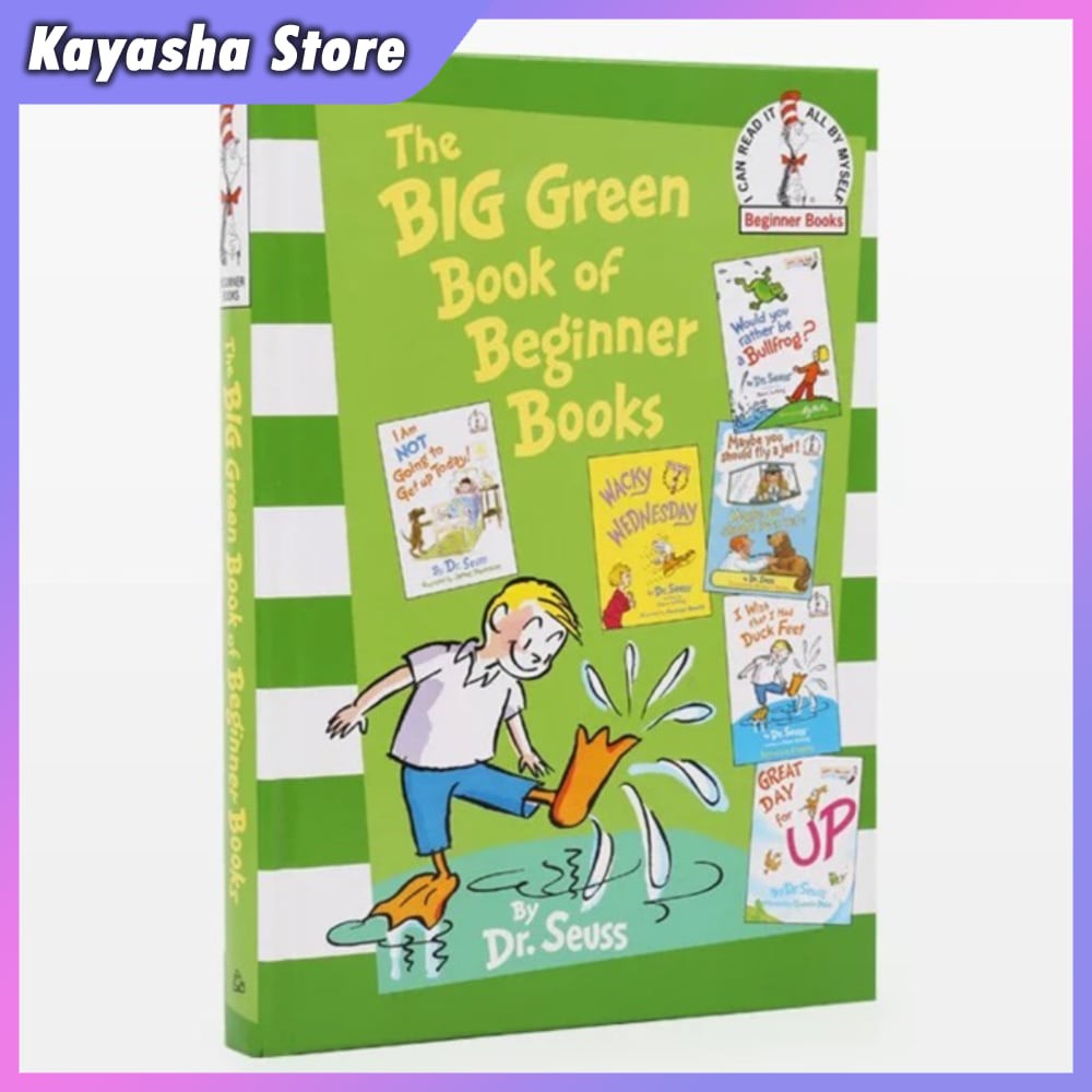 KYS THE BIG GREEN BOOK OF BEGINNER BOOKS BY DR.SEUSS BUKU IMPORT ANAK