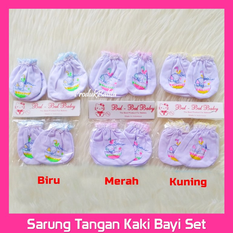 Sarung Tangan Bayi / Kaos tangan kaki bayi Set