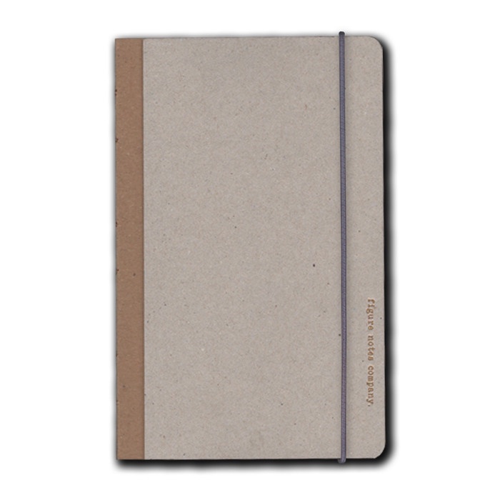 

(BISA COD) Rubble Book RAW Figure Notes - Recycled Notebook - Medium Size - Amethyst Blue, Dotted-Graph
