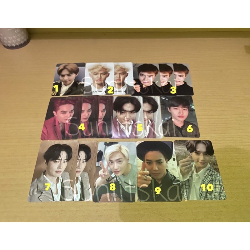 EXO Suho Photocard PC Self-portrait