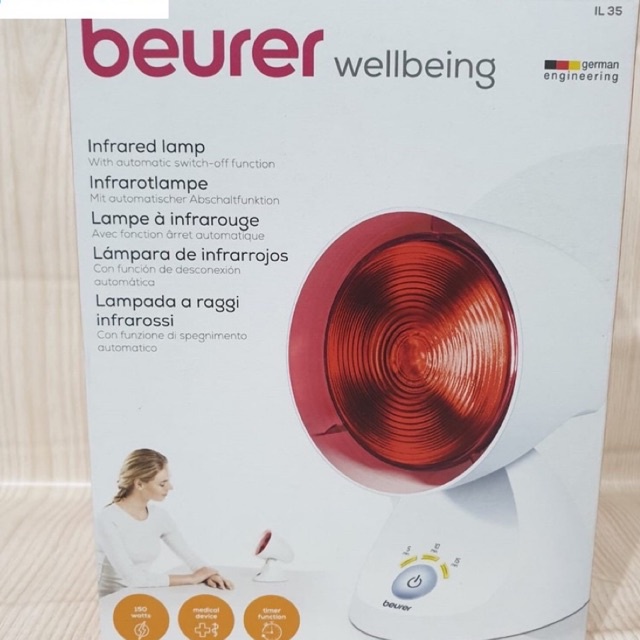 Lampu Terapi Infrared dengan Timer IL35 /Lampu Inframerah Beurer IL35 Lampu Terapi Infrared dengan Timer IL35 / Lampu Inframerah Beurer IL35