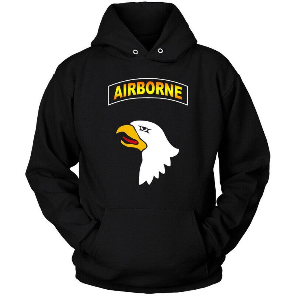 Jaket Hoodie Wanita/Pria Kualitas Amerika 101St Airborne Ranger