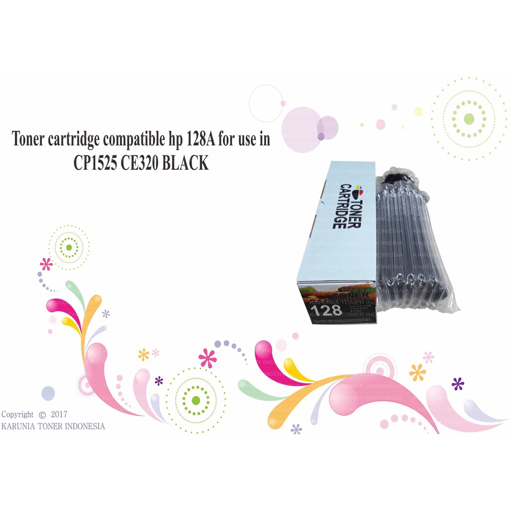 Toner cartridge compatible hp 128A for use in CP1525 CE323 BLACK