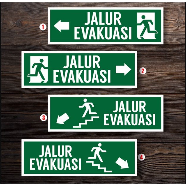 

stiker jalur evakuasi sticker grosir