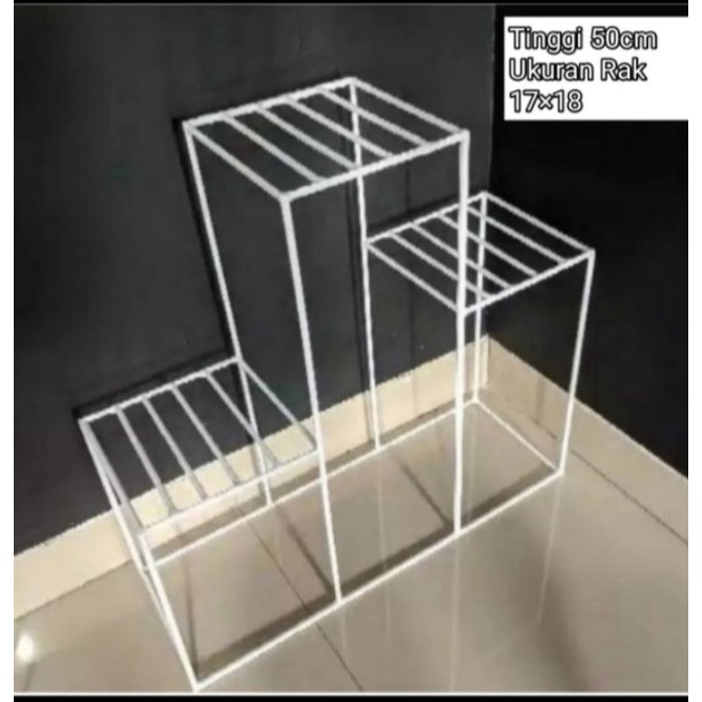 rak bunga / rak tanaman hias / rak bunga besi