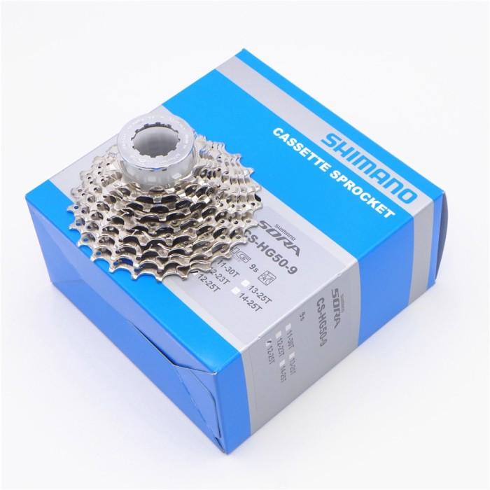 Timer Shimano Sora Cs-Hg50-9 Road Bike 9 Speed Cassette 12-25T