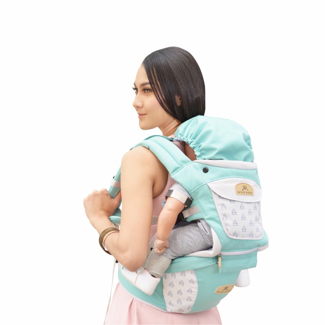 Gendongan Bayi Hipseat + Ransel 7 Fungsi Mom's Baby Mildy MBG 2019 / Aurora MBG2039