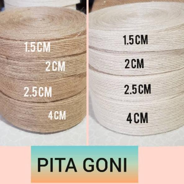 

Dapatkan Sekarang ! [1 ROLL- 10 YARD] PITA GONI COKLAT - PUTIH / YUTE/ BURLAP / HESSIAN / BAHAN DEKO