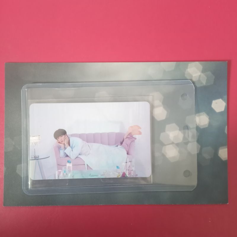 Official BTS JIN PC Photocard dan Postcard - Album BE DELUXE VERSION
