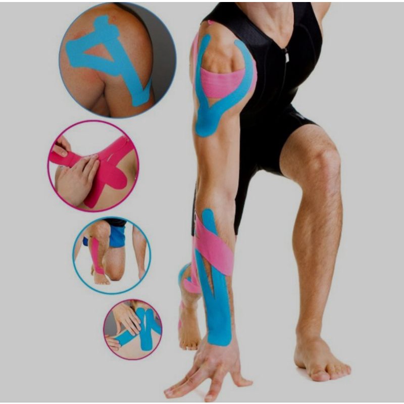 kinesiology tape original sport 5cm x 1m dan therapy tapping