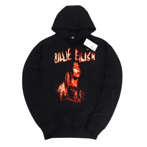 Jaket Sweater Hoodie BILLIE EILISH HUMAN – Black Edition Fashion Trendy Casual Pria Good Brand Quali