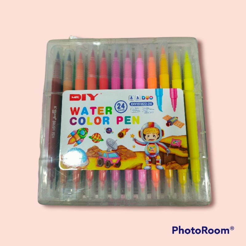 

Water Color Pen 24pcs Brush & Fine