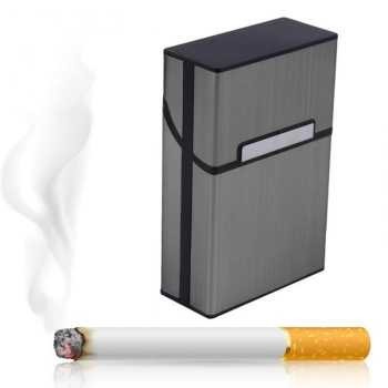 Kotak Rokok Aluminium Bungkus Rokok Elegan Cigarette Case - YH006