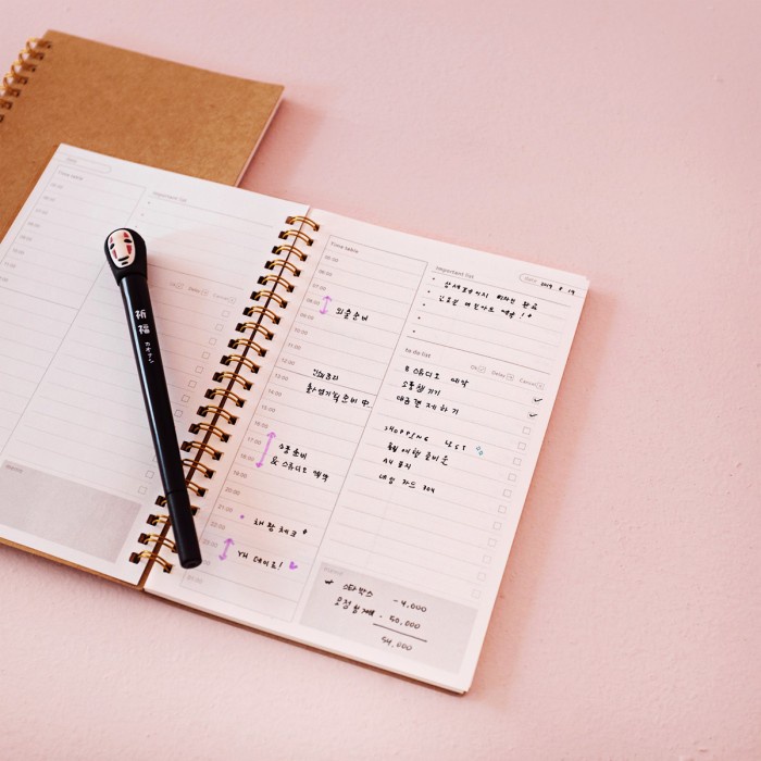 

[RESTOCK] Buku agenda planner jurnal harian murah - Kraft Cover Spiral Daily