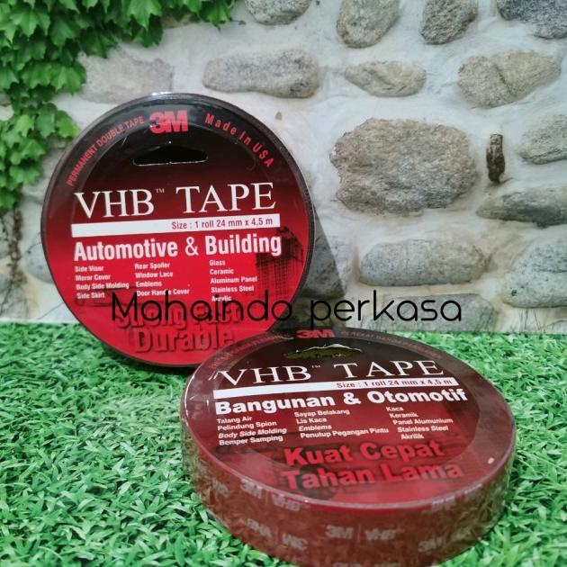 

✈ Double tape 3M Original VHB 4900 / Perekat emblem mobil 24mm x 4.5m - 12mm ✻