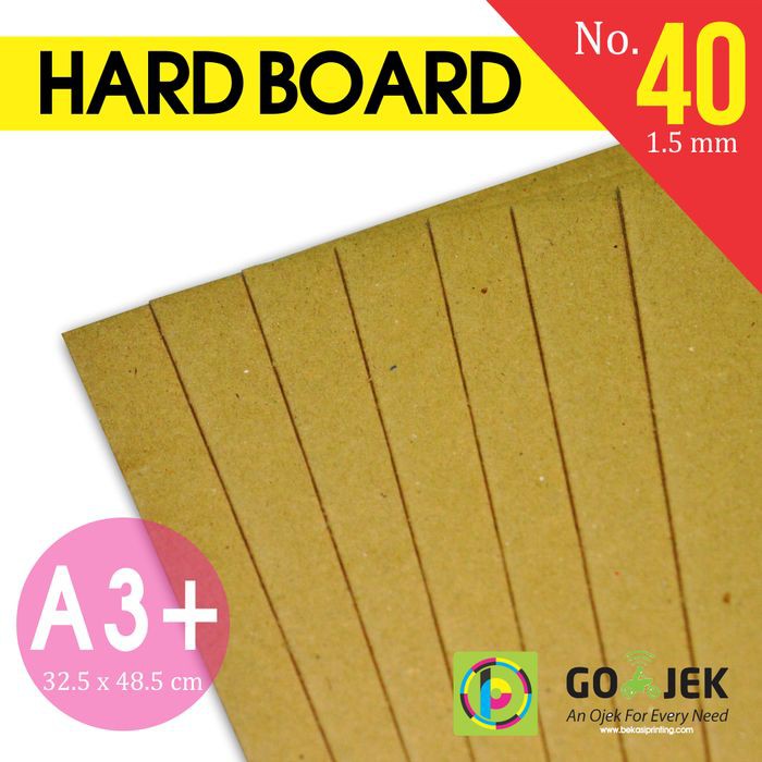 

Order Langsung Karton Hard Board No. 40 Ketebalan 1,5 mm size A3+ (32.5 x 48.5 cm) Diskon