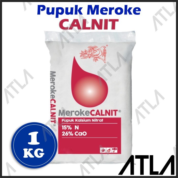 Pupuk Calnit Meroke 1 Kg Nutrisi Hydroponic Calcinit Soluble FN052