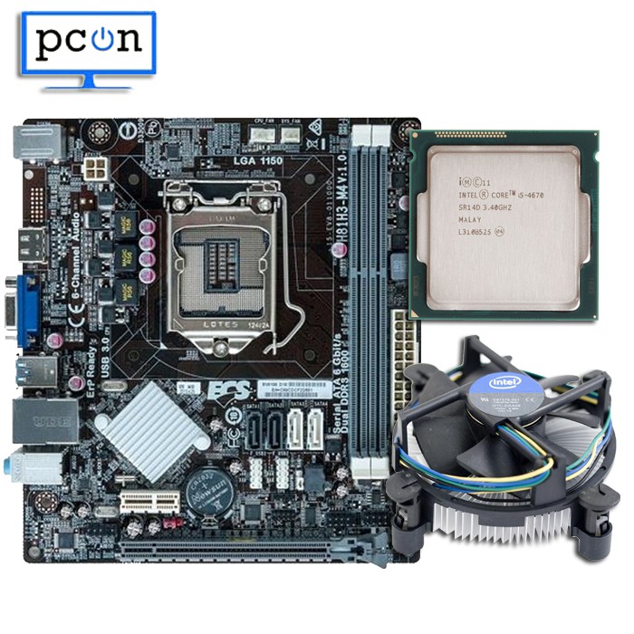 Mainboard LGA 1150 H81 ONBOARD DAN PROCESSOR I5 4590