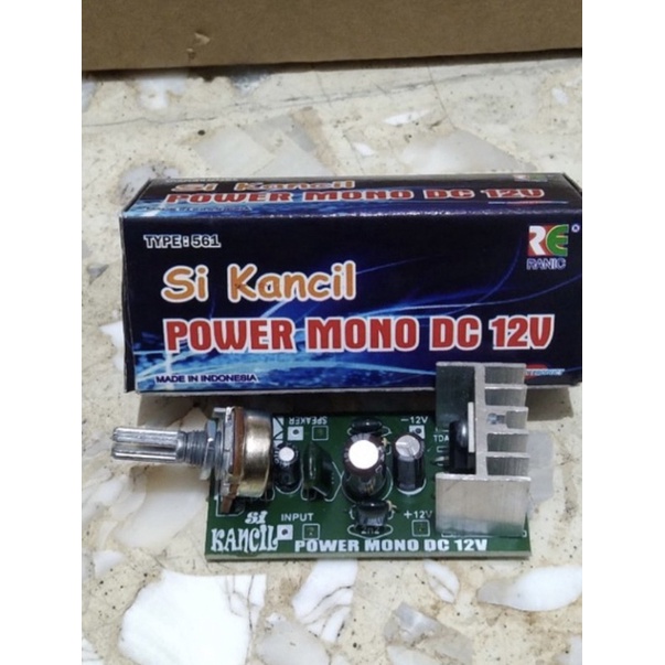 KIT POWER MINI MONO SI KANCIL 12V DC TDA2003 PLUS TONE AMPLI AMPLIFIER TDA 2003 12 V VOLT…
