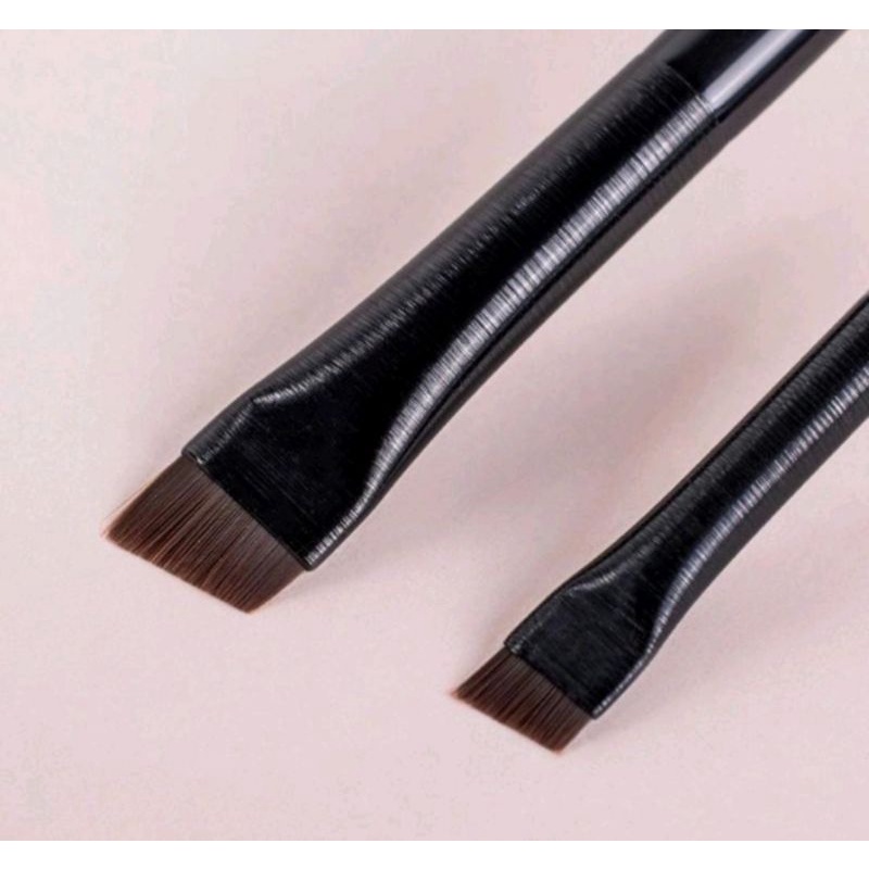 Kuas Make Up Alis Eyeliner Satuan Hitam Miring - Brush Make Up Concealer Eyebrow - Brush Eyeliner And Eyebrow - Concealer Brush 1Pcs