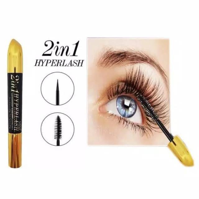 SALSA 2 In 1 Hyperlash Waterproof Mascara &amp; Eyeliner BPOM