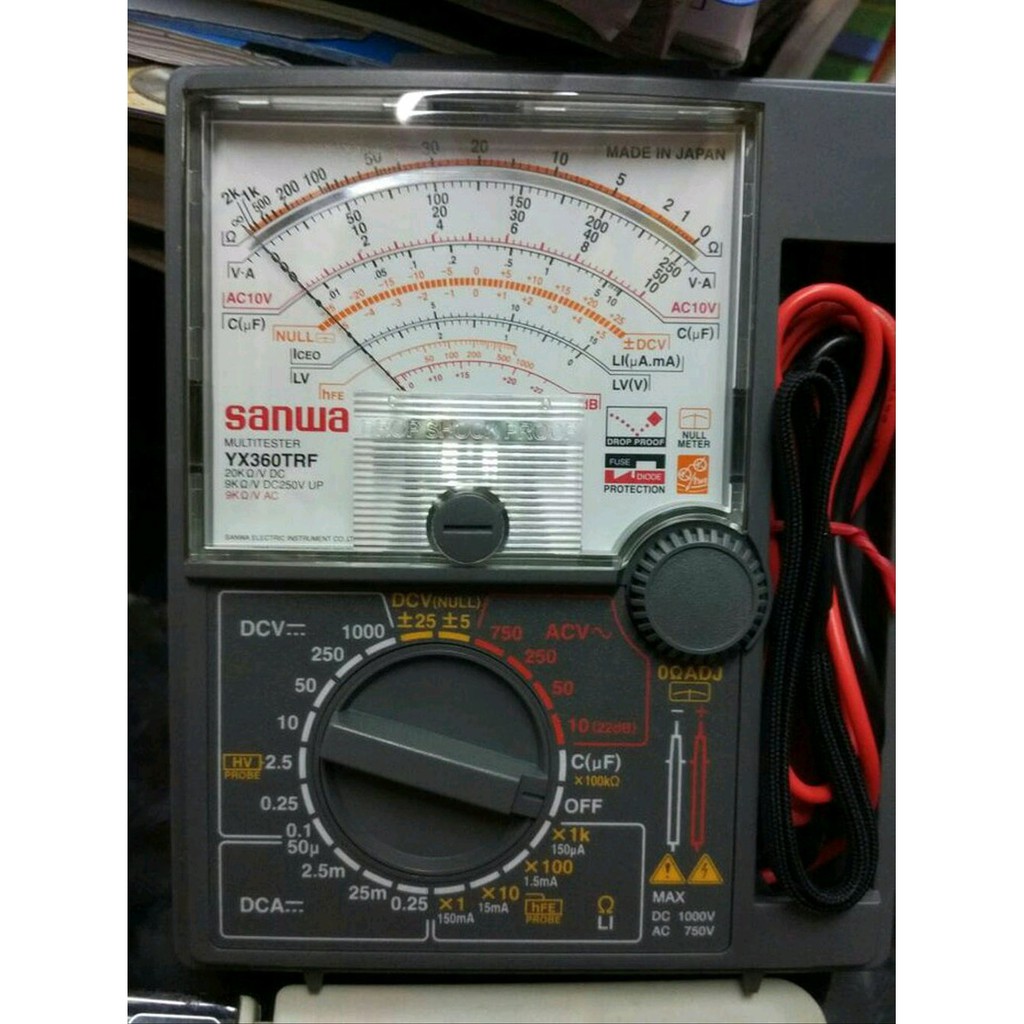 multitester SANWA analog MADE IN JAPAN ORIGINAL