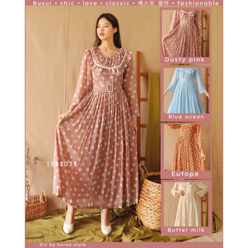 Gamis Cyrus Belt Import Yuna